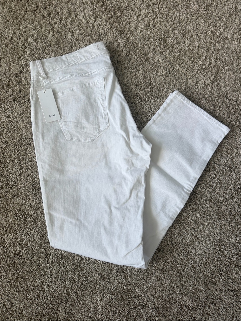 Men’s Hi-Flex Brax SuperStretch white denim